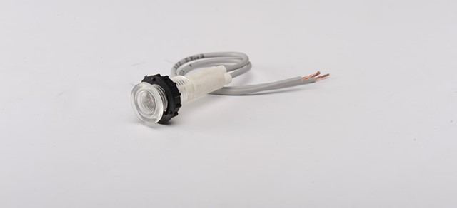 S Series Plastic 230V AC White 10 mm Pilot